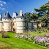 Chateau de Chaumont-sur-Loire, France. This castle is located in the Loire Valley, was founded in the 10th century and was rebuilt in the 15th century.